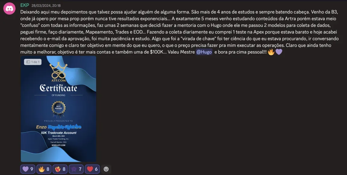 Resultado de aluno